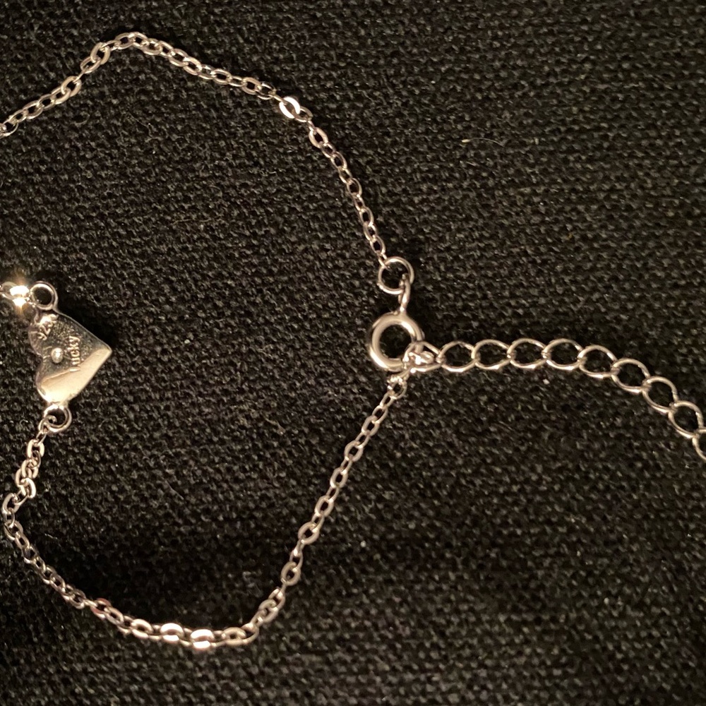 NWOT 925 Sterling Silver Bracelet With - Picture 2 of 3